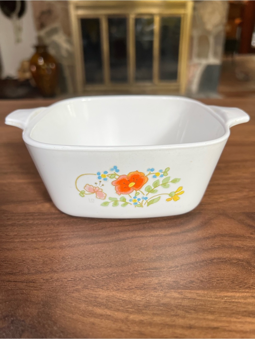 Vtg Corning Ware Wildflower Petite Casserole
